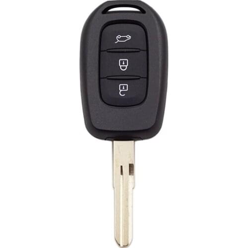 3 Buttons Replacement Remote Key Shell Case For Renault Scenic Megane Duster 3 Fob Key Cover With Uncut Key Blank