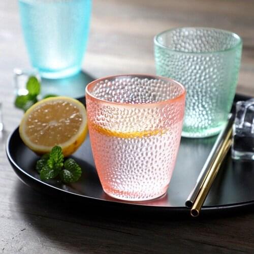 Acrylic Drinking Glasses Plastic Coloured Tumblers Plastic Cups Dishwasher Safe Cup Glassware Unbreakable Plastic Drinking Glass