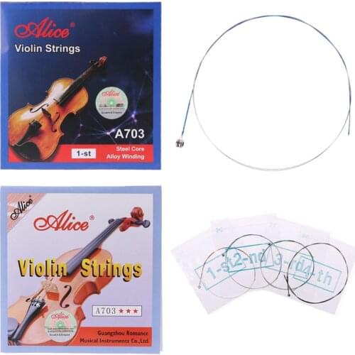 Alice A703-1 E Violin String for size 1/8 1/4 1/2 3/4 4/4