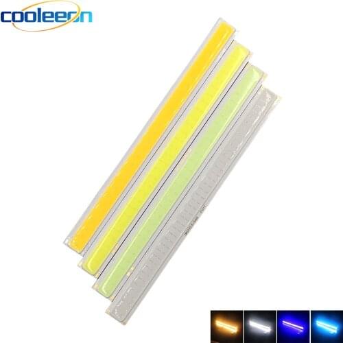 COOLEEON 170*15mm 6W 12V LED COB Bulb Strip for Car Daytime Running Light House Lighting Work Lamp DIY DC12V LED Bar Lights 17CM