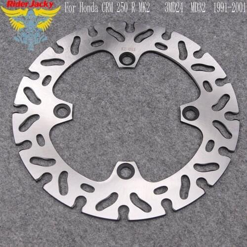 For Honda CRM 250 R MK2 3MD24 MD32 1991-2001, XL 250 R 1988-1990, XL 250 Degree 1995 Motorcycle Rear Brake Disc Rotor