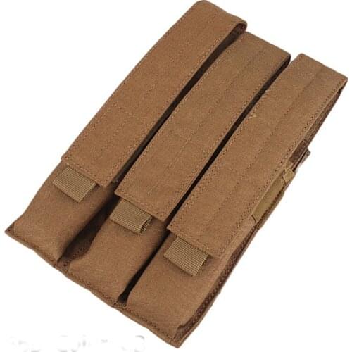 Emersongear Tactical MP7 Molle Triple Magazine Pouch 9mm Mag Bag Pocket Hunting Airsoft ShootingShooting Military Army EM6056