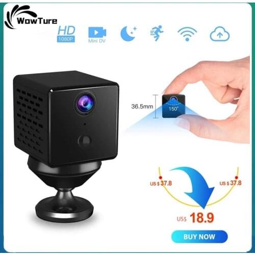 IP Camera 4G Smart Mini Webcam with PIR Sensor Baby Monitor Surveillance 1080P Camcorders Night Vision Human Detection Cam CB72