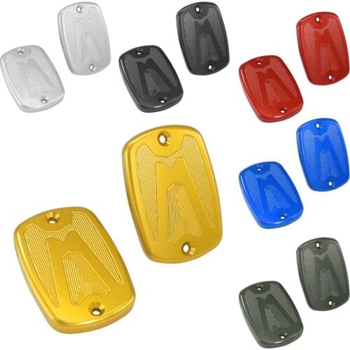Motorcycle Aluminum Front Brake Fluid Fuel Reservoir Tank Cap Cover For YAMAHA TMAX 530 500 TMAX530 2012-2016 TMAX500 2008-2011