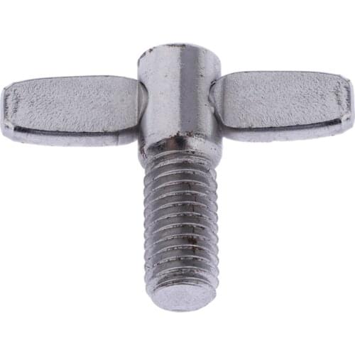 MagiDeal Zinc Alloy Cymbal Stand Wing Nut Screw for Drum Player M6