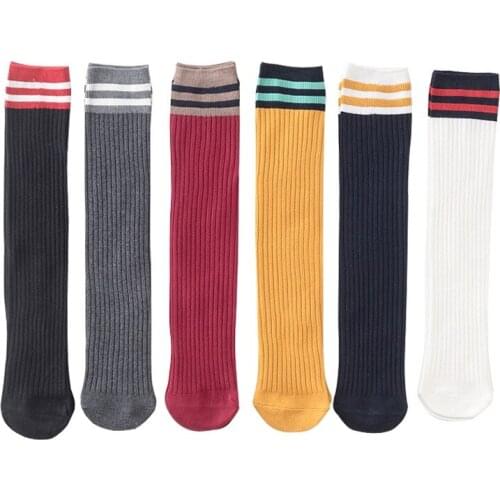 Girls Tube Socks Spring And Autumn Cotton Socks Baby Pile Socks Fall And Winter Over The Knee Children Dance Long Socks