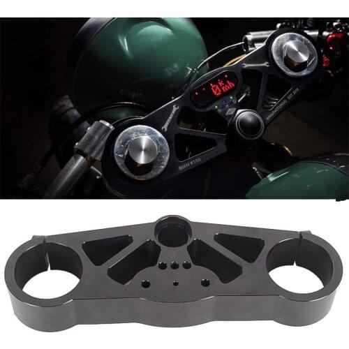 New Aluminum Motorcycle Upper Fork Bridge Upper Front Fork Triple Clamp Steering Stem Bracket For BMW K100 K 100 Accessories