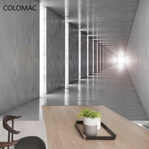 Colomac Custom 3D Cement Brick Pattern Wallpaper Industrial Style Mural Wall Decoration Home Wall Decoration Home Drop Shopping