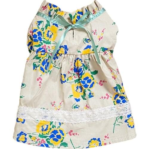 Small Dog Clothes Summer Big Large Dog Dress Skirt Yorksire Pomeranian Schnauzer Corgi Samoyed Husky Golden Retriever Clothing