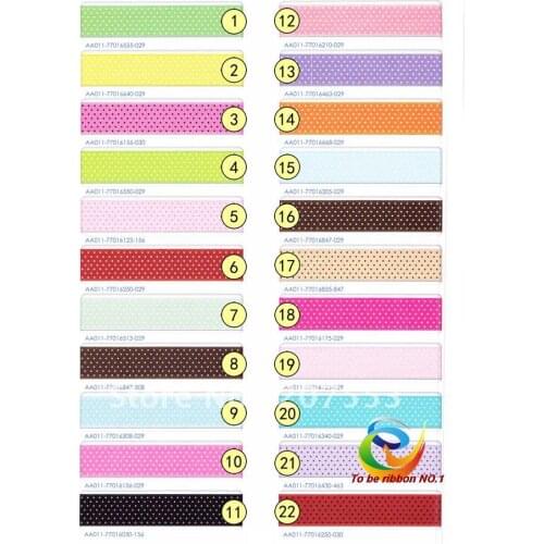 Wholesale100 yards 5/8"(16mm)Sweet Polka Dots Satin Ribbon Packing Bow Wedding Ribbon WY-047 FREE SHIPPING