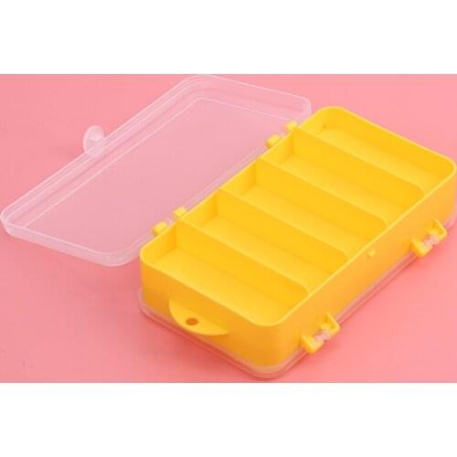 Outdoor Must Have Fishing Storage Box Plastic Small Bait Box Practical Square Hook Box