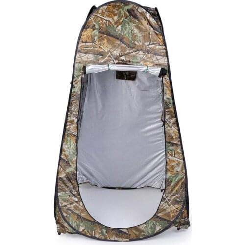 Portable Privacy Shower Toilet Camping Pop up Tent Dressing Tent/photography Tent Camouflage/uv Function Outdoor Aluminum