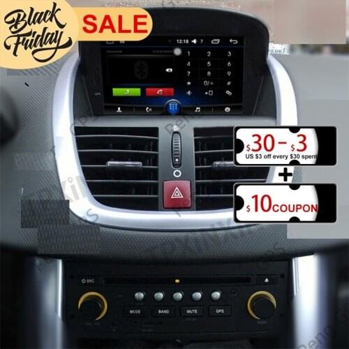 PX6 4G+64G IPS Android 10.0 Carplay Radio For Peugeot 207 2008-2014 Car GPS Navigation Auto Audio Stereo Recorder Head Unit DSP