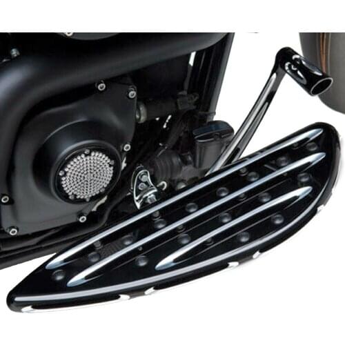 Motorcycle Driver Stretched Floorboard Foot Peg Pedals Front FootBoard for Harley Touring Dyna Softail Road King Electra Glide