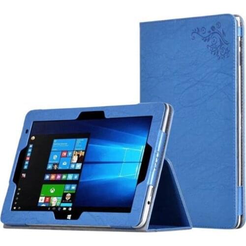 DOLMOBILE Luxury Print Flower PU Leather Case Cover for Jumper EZpad 6 M6 Tablet 10.8 inch Tablet with Hand Holder Stylus Pen