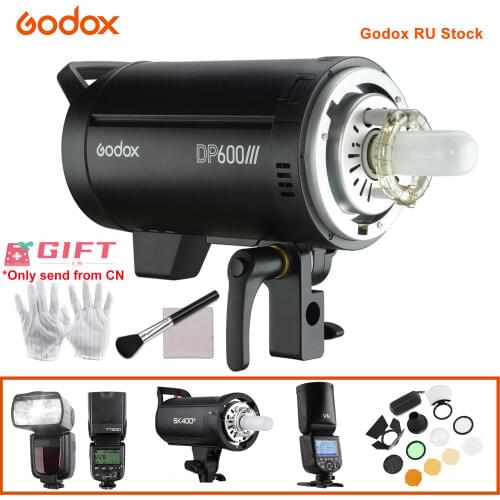 Godox DP600III Studio Flash Light Modeling Light 600W 2.4G Wireless X System Strobe Light 5600K Photography for Wedding Portrait