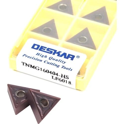 TNMG160404-HS TNMG160408-HS LF6018 High-strength carbide turning insert CNC lathe cutting tool Wear-resistant Metal turning tool