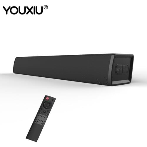 YOUXIU 40W TV Sound Bars Home Theater Sound System Soundbar Bluetooth 5.0 Speakers Built-in Subwoofers 3D Surround Sound Effect