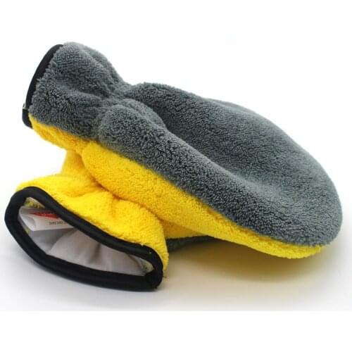 1Pc Microfiber Car Wash Gloves Soft Anti-Scratch Car Cleaning Tools Multi-Function Cleaning Gloves Detailing Dropshipping