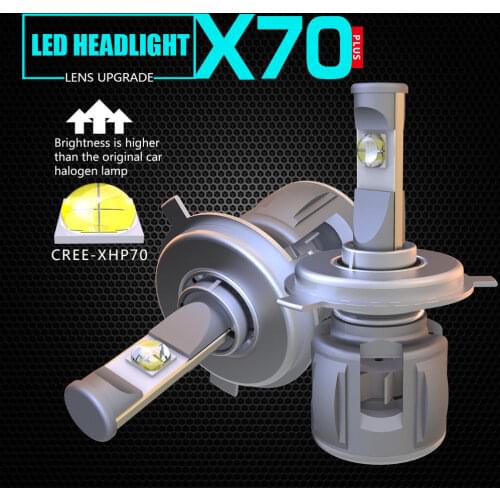 120W 15600LM h7 Car LED Headlight Kit CREE XHP 70 Chip Super White 6000K VOITURE Auto Driving Lamp Bulbs h1 H4 H8 H11 9005 9012