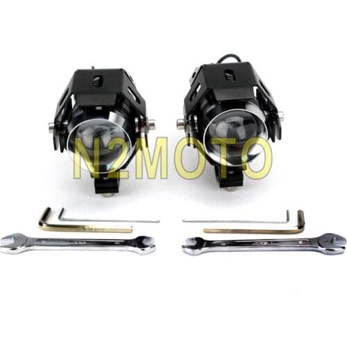 125W Motorcycle Headlamp Motorbike U5 LED 3000LM Driving Fog Head Spot Light Lamp Headlight