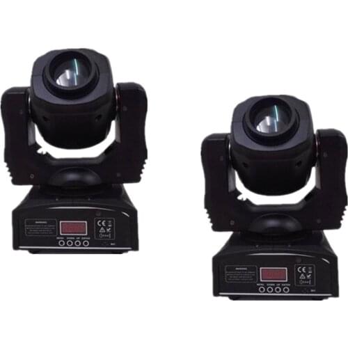 2pcs/lot 60W Mini LED Spot Moving Head Light /60W LED Gobo Light/Super Bright DJ Spot Lighting/Disco DMX512 LED Patterns Lights