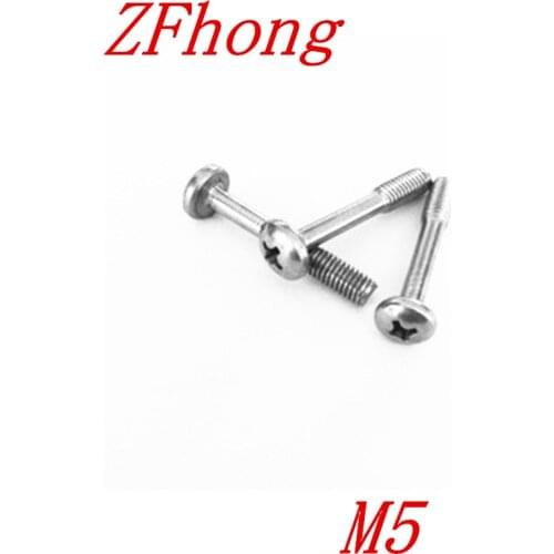 30pcs/lot M5*8/10/12/16/20/25/30/35/40 pan head screws with waisted shank Captive screws