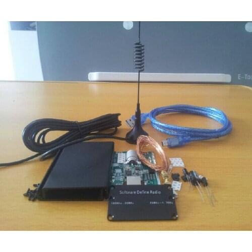 DIY KITs 100KHz-1.7GHz full band UV HF RTL-SDR USB Tuner Receiver/ R820T+ 8232 AM FM CW