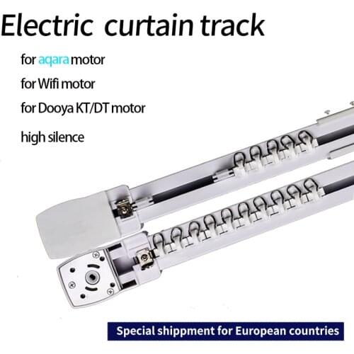 Smart Electric CurtainTrack for aqara motorDooya tuya wifi motor Customizable Super Quite for smart home for EU main country