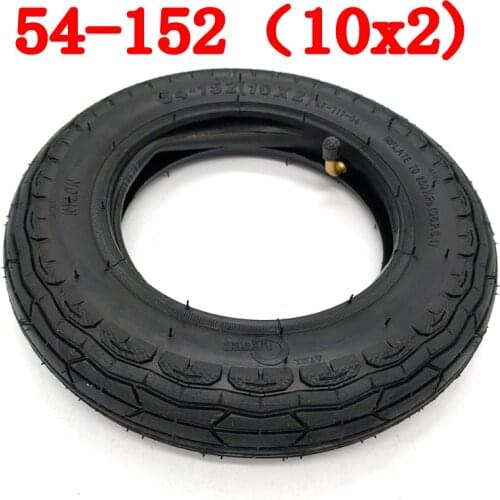 Good quality 10x2 thickened pneumatic inner and outer tire (54-152) 10x2 for electric scooter tire 10 inch