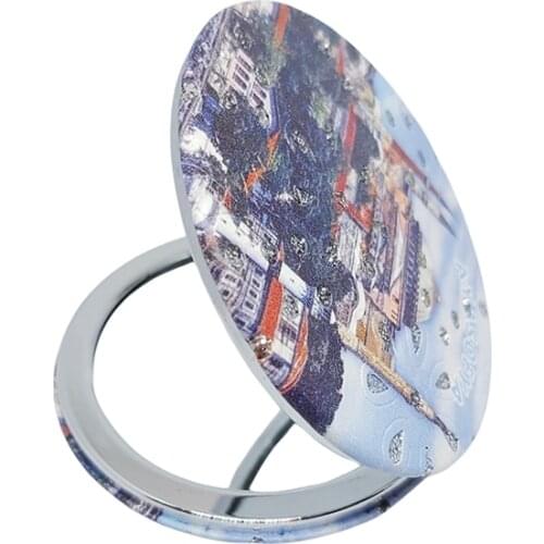 Pocket Mirror Makeup Mirror Accessory Bag Mirror Folding Portable Mini Mirror Double Sided Cosmetic Tool 1Pcs Istanbul