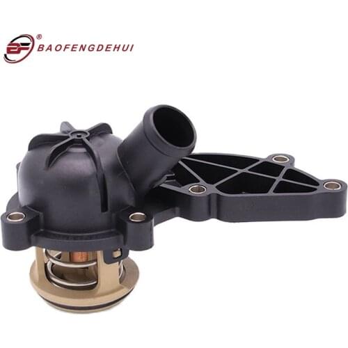 Engine Coolant Thermostat 06E121111G For Audi Avant A4 A4Q A6 A6AR A6Q A8 A8Q AA4C Thermostat C6 2.4/3.2 FSI