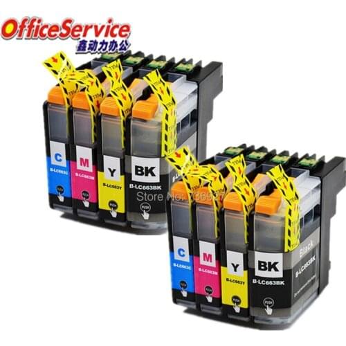 LC663 Compatible Ink Cartridge For Brother MFC-J2320 MFC-J2720 inkjet printer