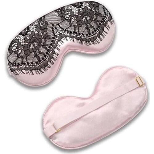 Sleep Mask Imitated Silk Sleeping Masks Lace Eye Cover For Traveling Eyes Relax Night Mask Women Blindfold Eyeshade Eye Patches