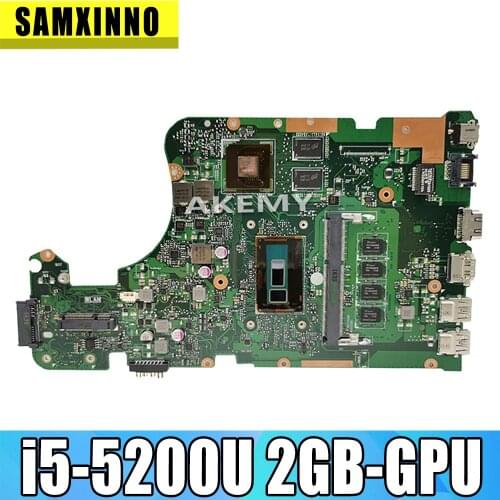 Akemy X555LD 4G/I5-5200U/AS GT920M/2G mainboard REV3.6 For Asus X555LJ X555LB X555LF X555LD X555L VM590L laptop motherboard