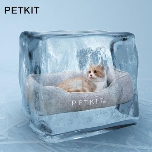 PETKIT Cat Mattress Litter Large Medium Cat and Small Dog Kennel Detachable Cooling Dog Mattress Pet Cat Summer Cooling Pad Bed