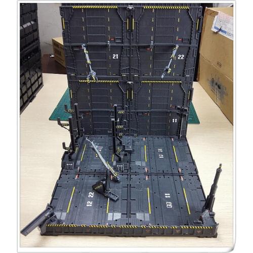 CG Gundam Hangar Domain base Scenario building action figure model , CDEH combination