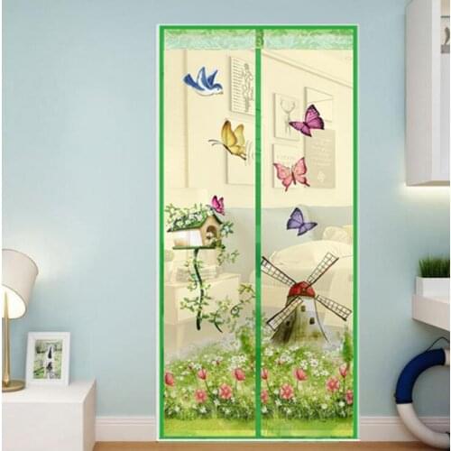 Mosquiteras Screen door Hot summer Anti-mosquito and flies mosquito net door Automatic shutdown Living room bedroom