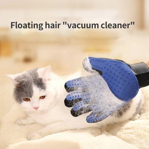 New Dog Bath Cat Cleaning Supplies Accessories Silicone Dog Toy for Brush Glove Deshedding Gentle Efficient Pet Grooming Glove