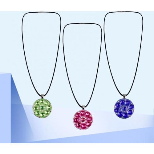 Dazzling Golf Necklace Delicate Anti-crack Memorable Women Girl Wear Artificial Jewelry Crystal Golf Ball Necklaces for Female