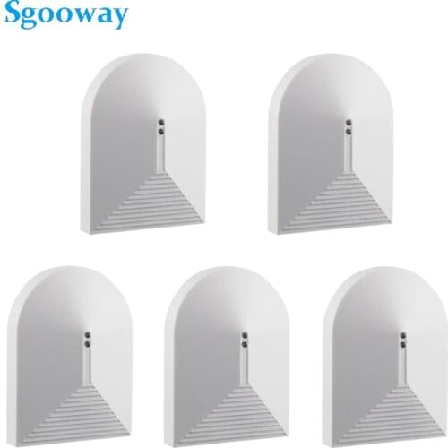 Sgooway 5 Pieces Wired Glass Break Detector sensor For Alarm System Window Glass Security Free shipping