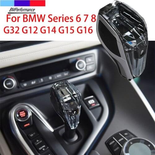 2021 Luxury Crystal Car Accessories Gear Shift Knob For BMW Series 6 G32 Series 7 G11 G12 Series 8 G14 G15 G16 M Styling Cover