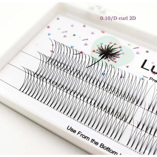 Silk 3D/4D/5D/2D eyelashes 0.10 thickness D curl, false mink eyelashes extension, individual eye lash extension