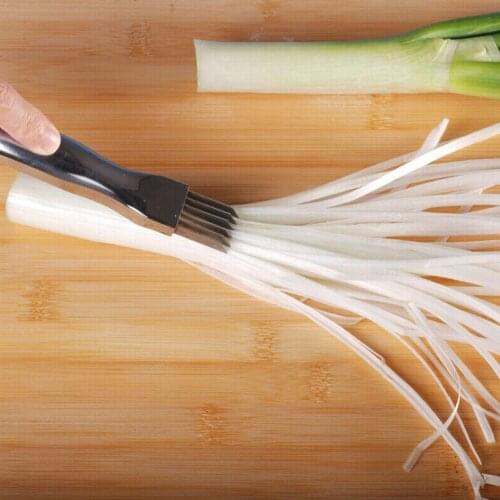 Stainless Steel Cuisine cutter onion chopped green artifact green onion cutter knife shredded Onions sprout onion cutting I9Z9