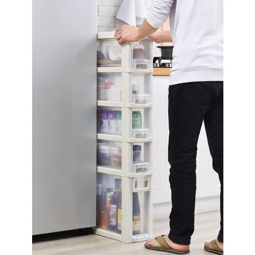 Seam receptacle 15 cm kitchen gap narrow side cabinet drawer toilet seam cabinet refrigerator seam shelf