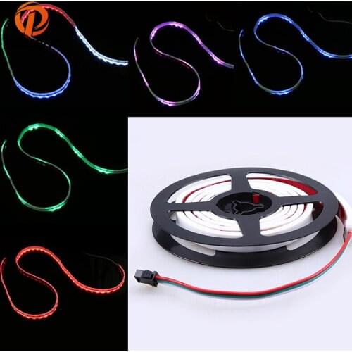 POSSBAY Universal 120cm RGB LED Strips for 335 Led Car Trunk Tailgate Lamp Turn Signal Lights Bar Tail Box Warning Lamp