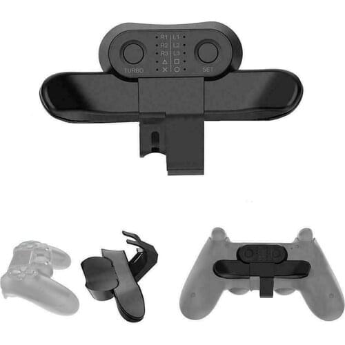 Extended Gamepad Back Button Attachment Joystick Rear Button With Turbo Key Adapter For PS4 Game Controller Accessories
