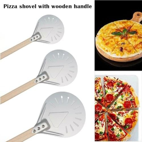 High Quality Perforated Pizza Peel 7/8/9" Pizza Turning Peel For Homemade Pizza Bread Bakers Pelle A Pizza Kitchen Tools