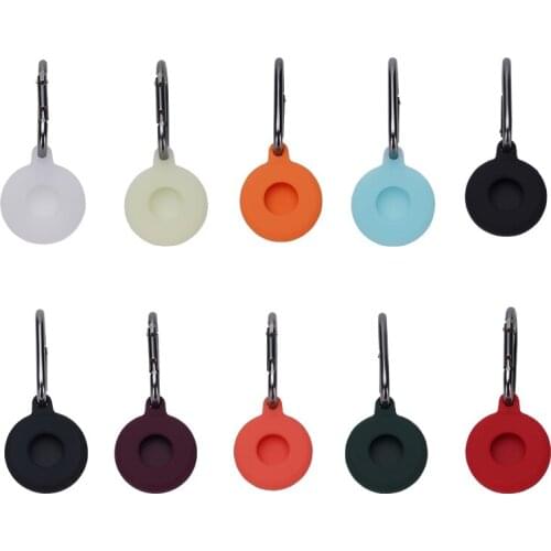 For AirTags Protective Sleeve Anti-loss Set of Apple Tracker for AirTags Case Silicone Protective Case Cover