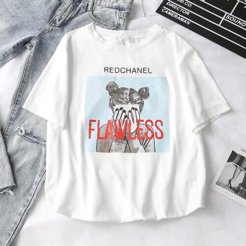 Women T-shirts Cute Graphic Female T-Shirt Harajuku Cartoon Printing Oversized Streetwear Summer O-neck Casual Ladies Clothing